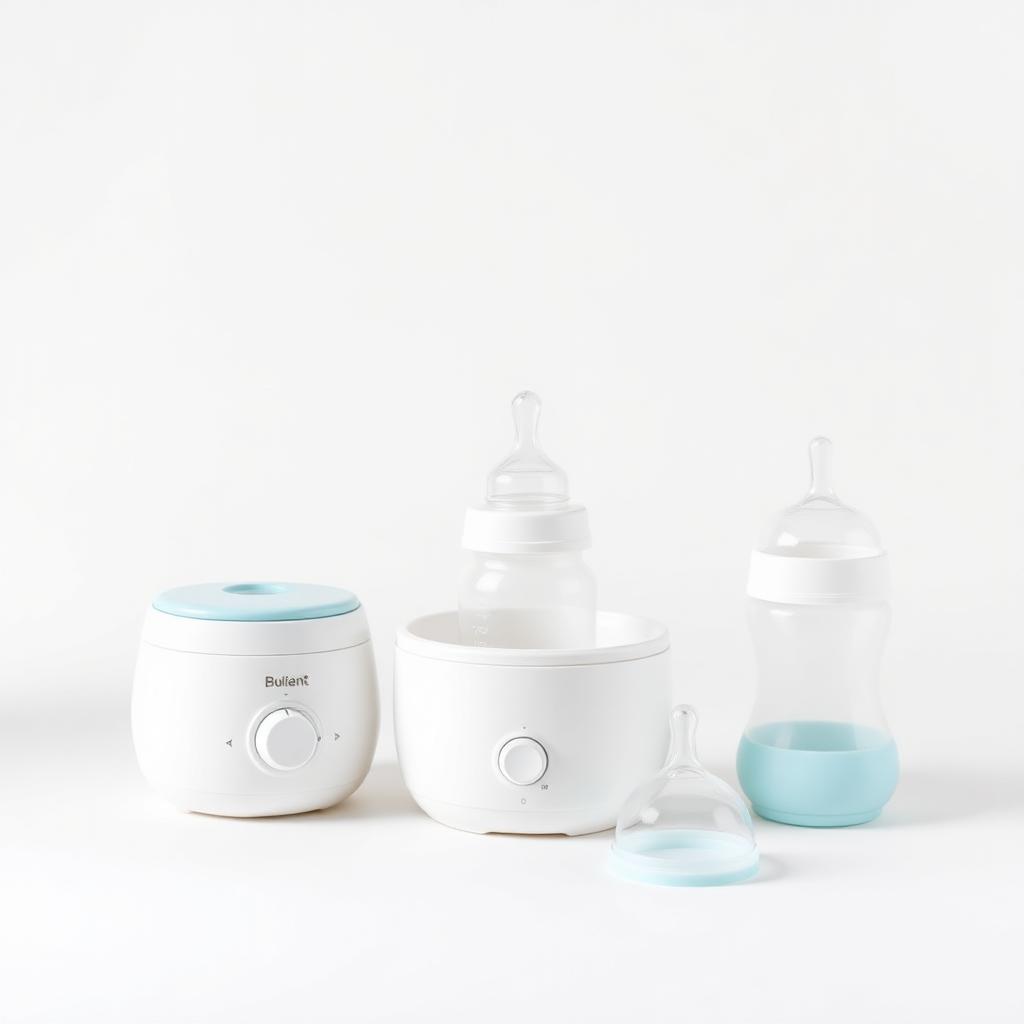 Bottle sterilizer and feeding set